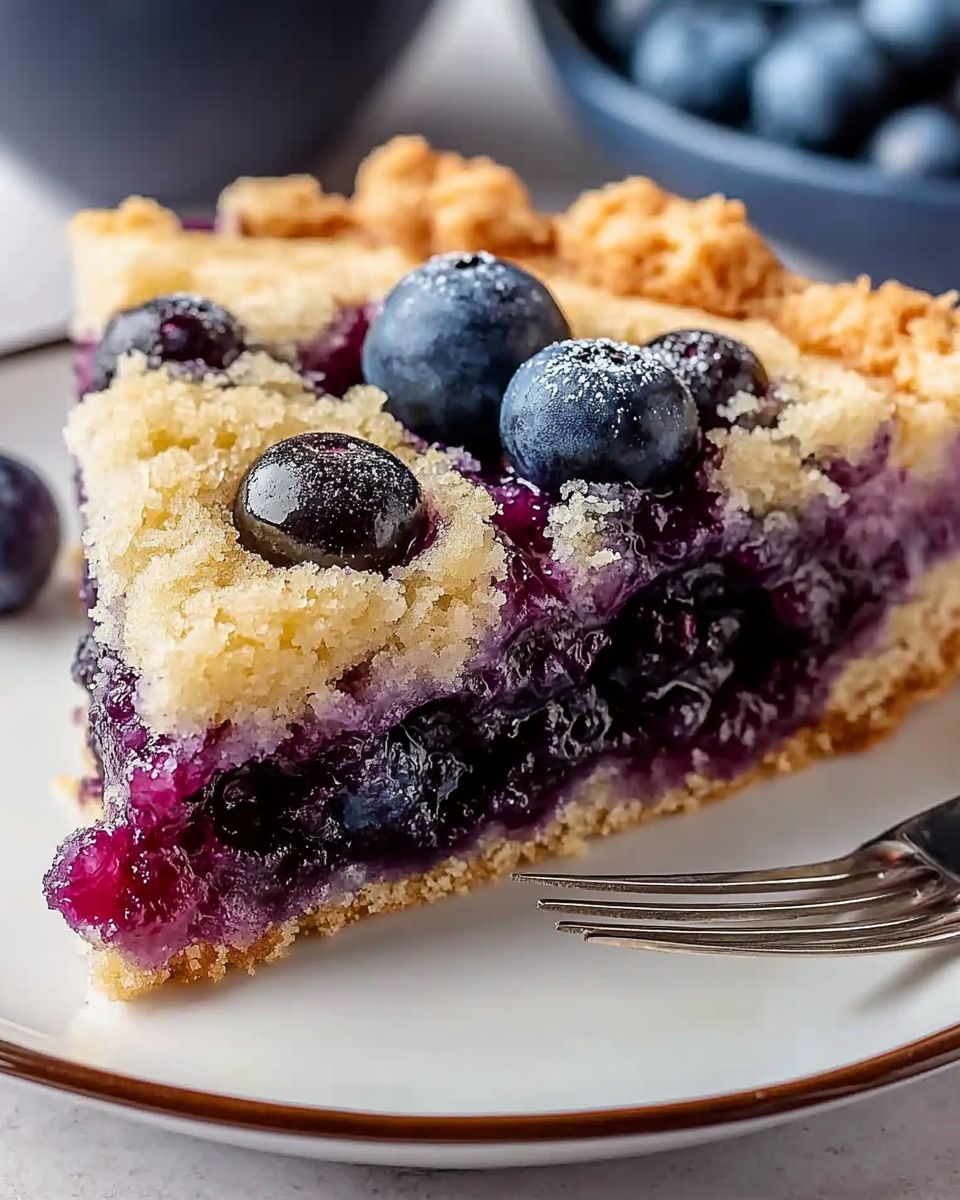German Blueberry Cake