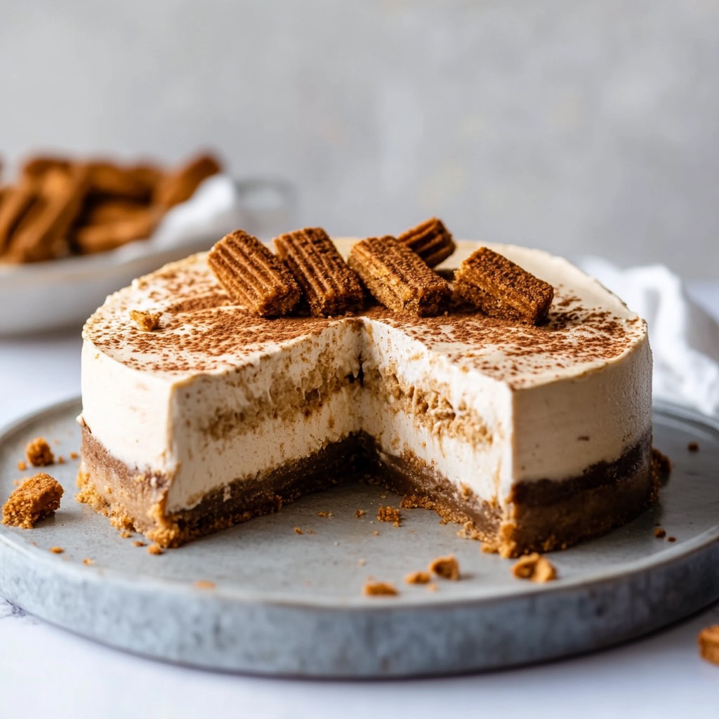 Biscoff Cheesecake Dessert