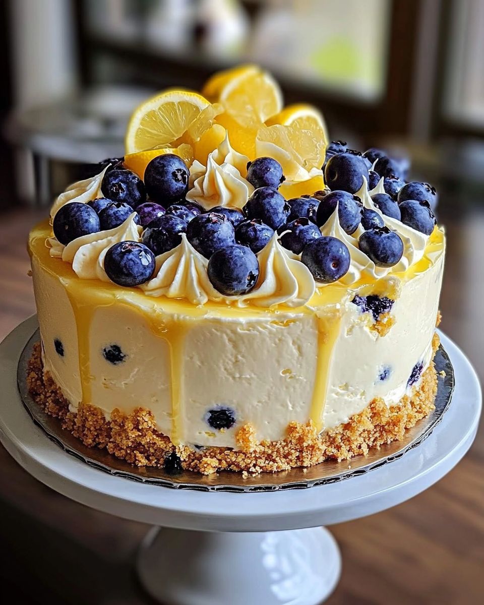 Lemon Blueberry Cheesecake