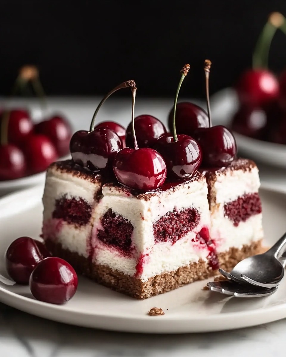 Cherry Amaretto Tiramisu Dessert