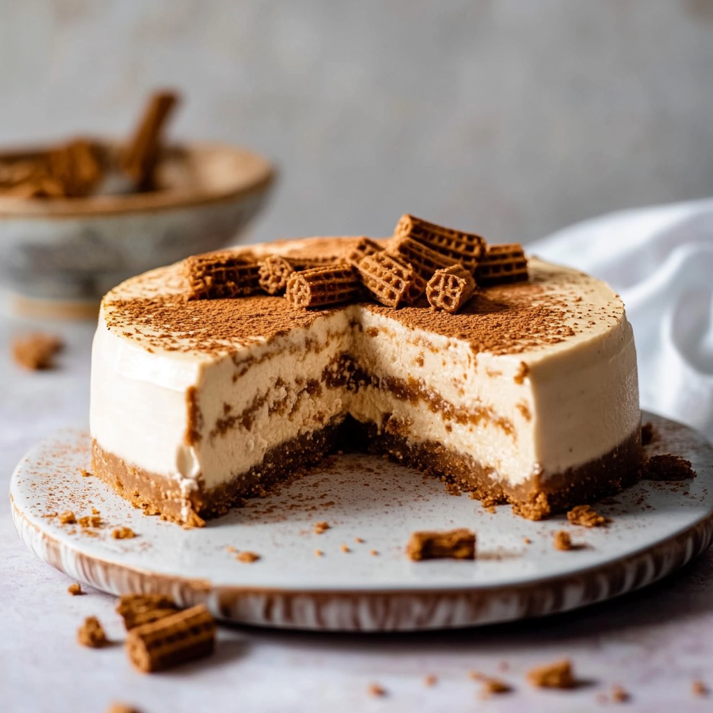Biscoff Cheesecake Dessert