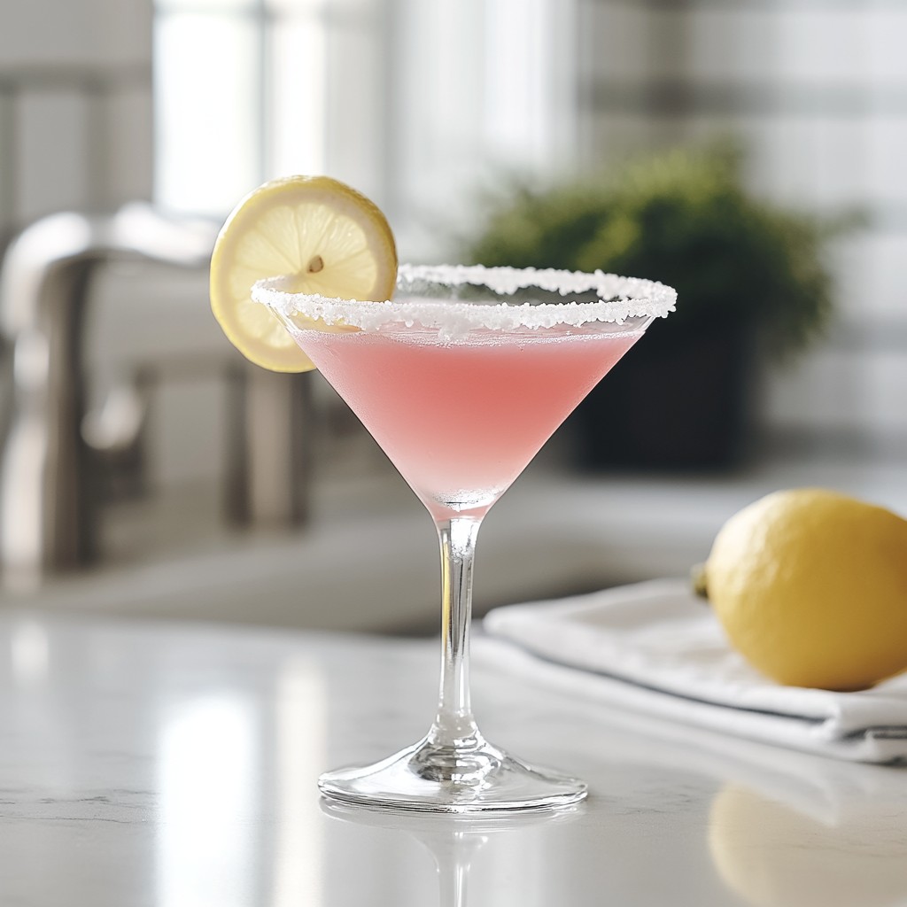 Pink Lemon Drop Martini
