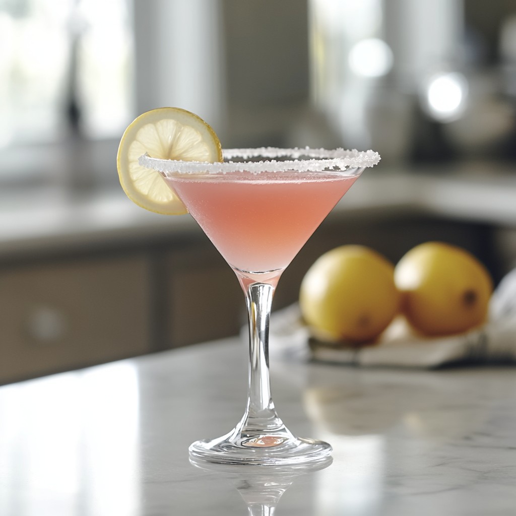 Pink Lemon Drop Martini