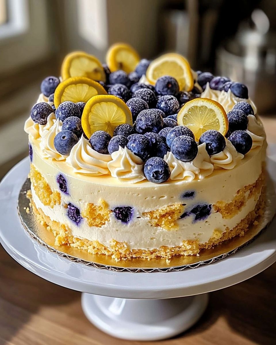 Lemon Blueberry Cheesecake