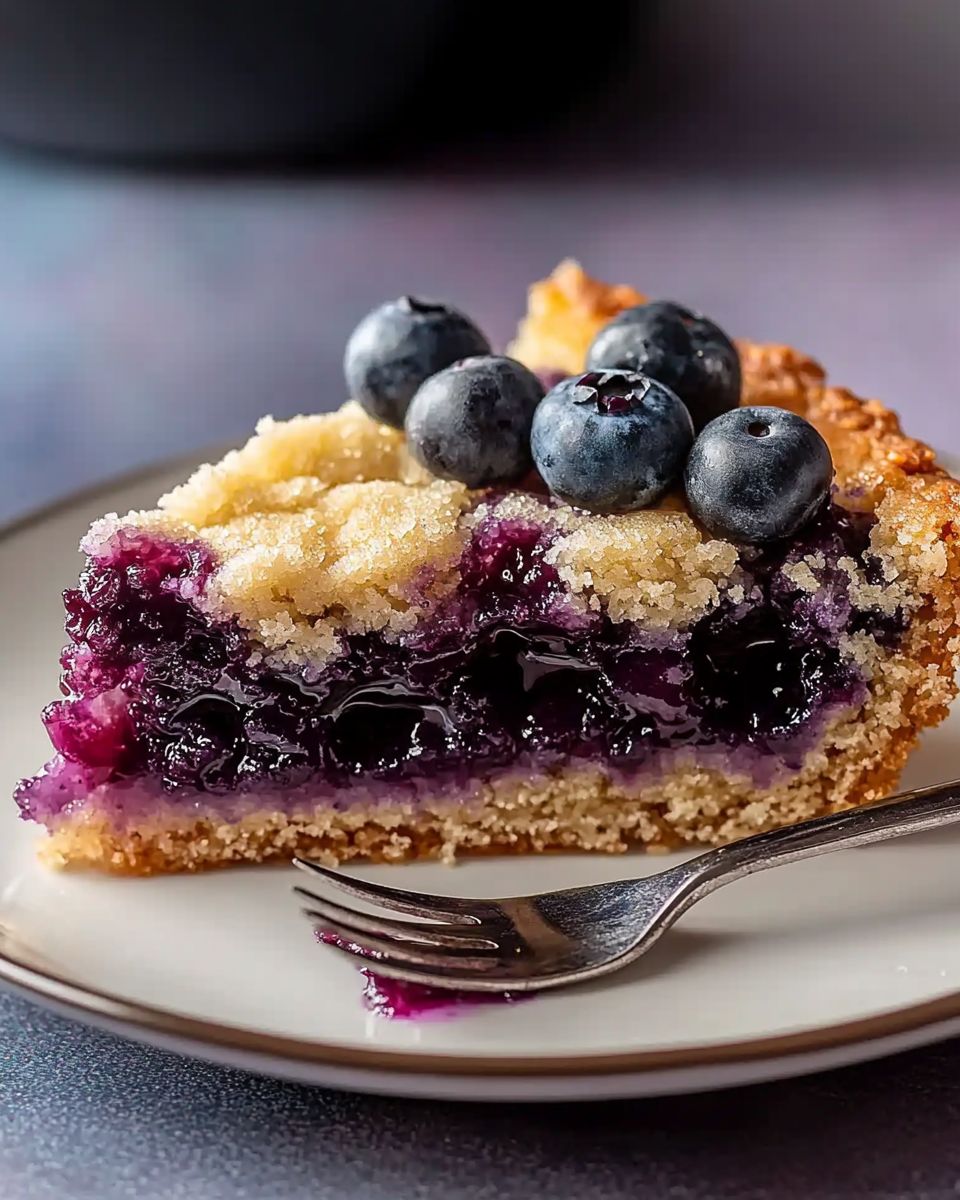 German Blueberry Cake